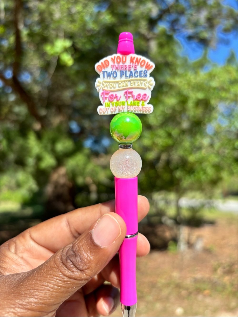 Handcrafted Pen with Fun quote  “Did You Know”